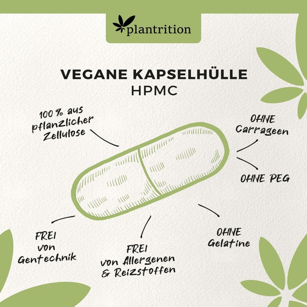 plantrition Magnesium Bisglycinat - 120 Kapseln