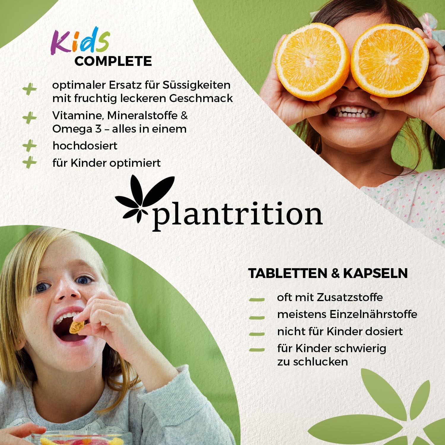 plantrition Kids Complete Multinährstoff Multivitamine