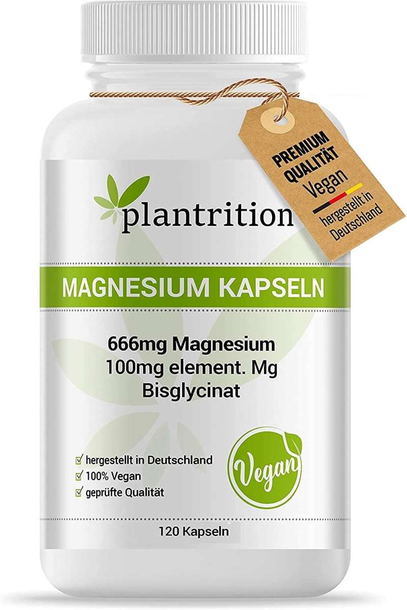 plantrition Magnesium Bisglycinat - 120 Kapseln